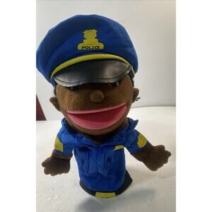 Lakeshore Let’s Talk !! ~ 12” POLICE OFFICER Hand Puppet African American